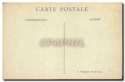 Tours (Indre-et-Loire) — Klasztor Psalette, XV i XVII w. — A. Papeghin — Rewers