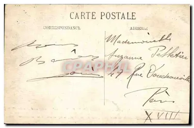 Tours (I.-et-L.) — A Catedral São Gatien (lado N. E.) — Editor LL, n° 261 — Verso