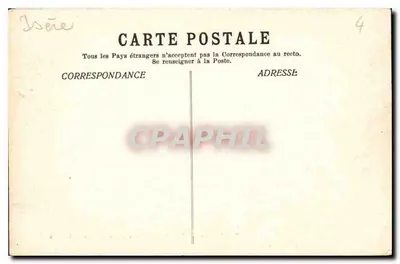La Grande-Chartreuse — Sala Kapituły — Papeterie des Alpes Eug. Robert, Grenoble — Rewers