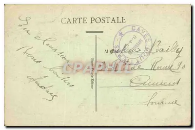 Die Höhlen von Savonnières (I.-et-L.) — Stalaktiten und Druidensteine — Photo France-Éditeur — Rückseite