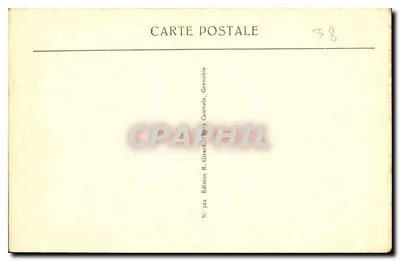 A Dente de Crolles — Massif da Grande Chartreuse — Edição R. Girard, Grenoble — Verso