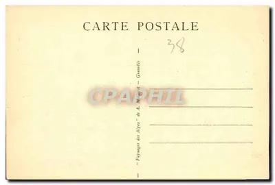 Clue de Verdaches — La cascada — Editor A. Mulet — n° 2664 — Reverso