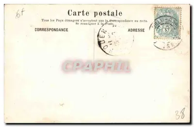 Sassenage — A Queda das Prisas — Papeterie des Alpes Eug. Robert, Grenoble — Verso