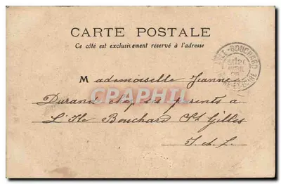 Chinon — Vista geral — M.T. & I.L. — Verso