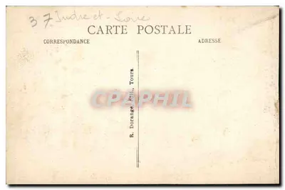 Cinq-Mars-la-Pile — Wieża gallo-romanska o szerokości 4 m i wysokości 29 m — R. D. — Rewers