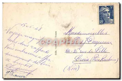 Kloster Świętego Martyna — styl renesansowy, początek XVI wieku — Tours (Loire-et-Loire) — R.D. n°175 — Rewers