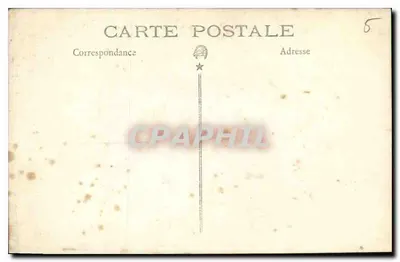 Mulher com vestido e chapéu — estúdio — Carta postal n°5 — Verso