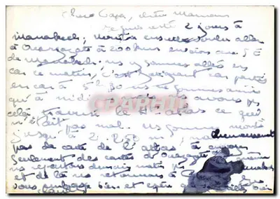 Vista de Ouarzazate — Editor não identificado, número de série não visível — Verso