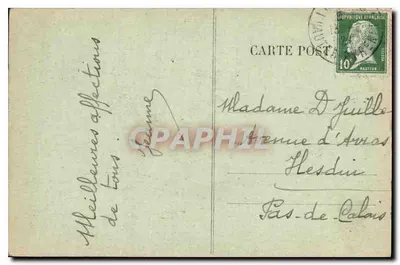 Lourdes — A Basílica e a Gruta — Verso