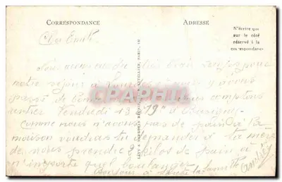 Kościół — XIII stacja — Jezus oddany Matce — Model należący do Statuy Religijnej, 64, rue Bonaparte, Paryż — Rewers