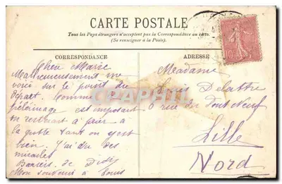 LOURDES — Le Calvaire et la Basilique — LL. — Verso