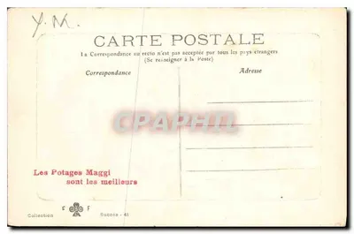 Chaville. Wokół Jeziora Assine — Wydawca: Les Potages Maggi, Kolekcja F. Succès 41 — Rewers