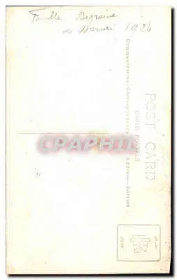 Famiglia Degraeve — Dourmi — Cartolina familiare — Verso