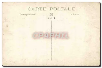 Casal diante de uma carruagem — cena urbana — editor R. R. (verso) — Verso