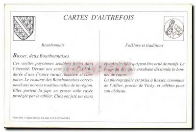 Busset — Types van Bourbounaise — LL. — Achterkant