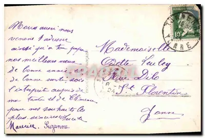 Dziecko w czerwonym stroju — Wesołych Świąt 1917 — Paryż G17 — Rewers