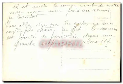 Vevy - Zonsondergang — Uitgever Art Postale Lausanne, n° 447 — Achterkant