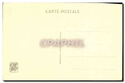 Dziewica Pokoju — figura z kamienia — Braun & Cie, Paryż, n° 01241 — Rewers