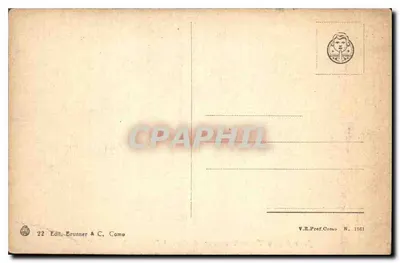 Jean Marie Visconti asesinado frente a la iglesia de San Gottardo — Pogliaghi — Reverso