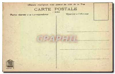 Bilhete postal antigo Mont Pilat Plateau do Grand Hotel Echappee sobre a Edição — Verso