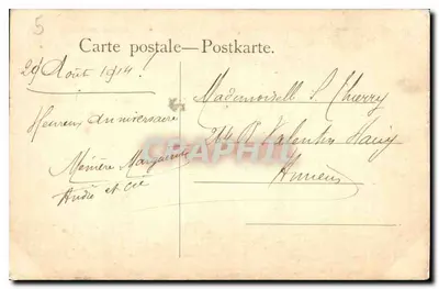 Komt — A.C. Glendenning Jr. Pinxt — Uitgever: Parijs, 1906 — Achterkant