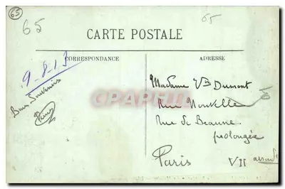 Lourdes — A Bênção dos Doentes — LL. — N° 54 — Verso