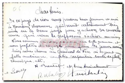 Widok z Nicei — widok z ogrodu — Éd. d'Artunia, nr 06 — Rewers