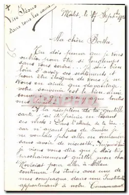 Lourdes — Najświętsza Panienka z Koroną i Zamek Fort — LL — Rewers