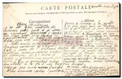 Lourdes — Dom ojca Bernadett Soubirous — Éd. F. V. — Rewers