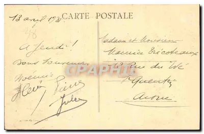 Grenoble — L'Île Verte et les Alpes — Wydawca: Postes — Rewers