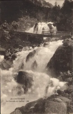 La Cascade de Lutour — Cauterets - BR — 92. Cauterets