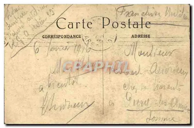 Paryż — Trocadéro — Zbudowane na wystawie w 1878 roku przez Daviouda i Bourdaisa — M.J. — n° 508 — Rewers