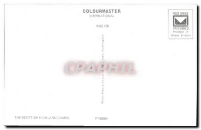 Os Jogos Highland escoceses — vista geral — Coloumaster International, série RDS 138 — Verso