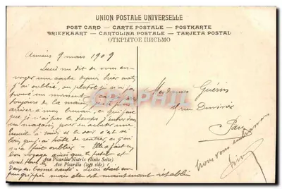 Ave Picardia Nutrix (lewa strona) — praca Puvisa de Chavannes — Muzeum w Amiens — Rewers