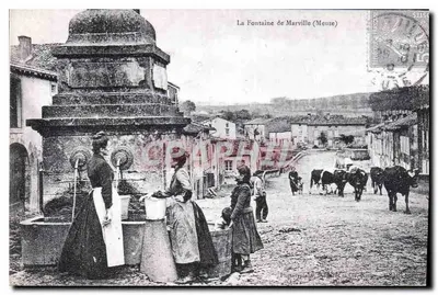 A Fonte de Marville (Meuse) — Fototipia B. B. & Cie, Rouen — n° 5315