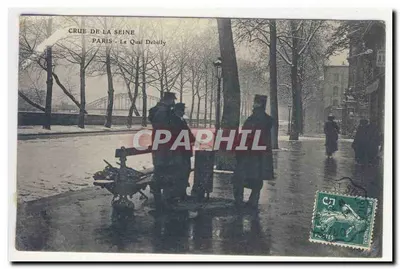 Crue de la Seine — Paris - Le Quai Debilly