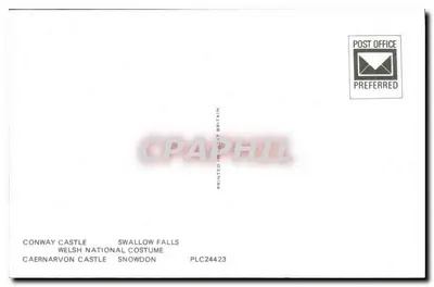 Norte do País de Gales — PICTURESQUE — PLC24423 — Verso