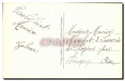Jovem mulher — retrato — editor LEO, n° 5820 — Verso
