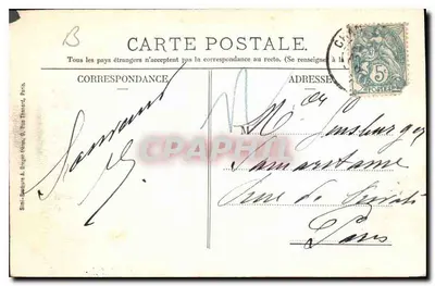 Castelo da Rainha Branca - Lagoas de Comelle — Mme. Vve. Robineau, editora, Chantilly (Oise) — Verso