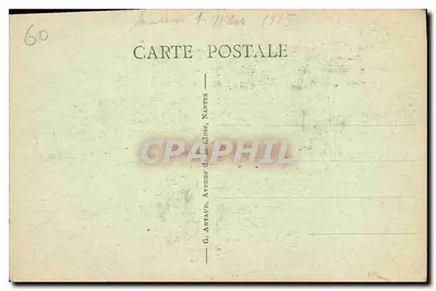 Beauvais — Pałac Sądowy — wydawca G. Artaud, Nantes, nr 14 — Rewers