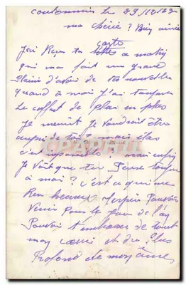 Coppia sotto l'ombrello — Buon Anno — Léó 463 — Verso