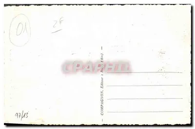Omgeving van BELLEY — Waterval Glandieu (50 m.) — Uitgever Compagnon, te Belley (Ain) — Achterkant