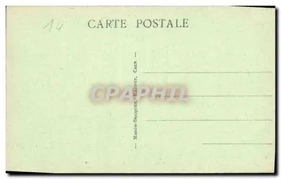 Caen — Katedra Trójcy Świętej i Szpital założony przez królową Mathildę, żonę Williama Zdobywcy — Rewers