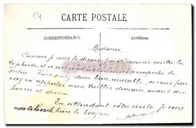 Caen — Katedra św. Piotra i plac — LL. n°87 — Rewers