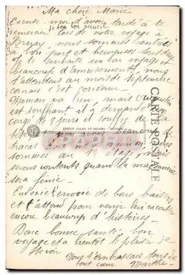 Lourdes — Calvario Bretón — Edición Palais du Romain — Reverso