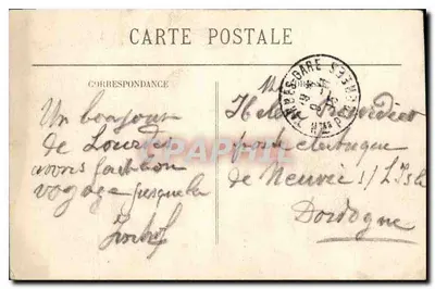 Lourdes - A Basílica - A Esplanada — editor BR - 645 — Verso