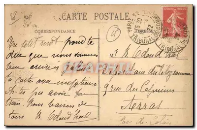 Chartres (E.-et-L.) — Portal Guillaume — Ch. Foucault, wyd., Dreux — Rewers
