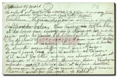 Castelo de Versalhes — O Salão de Maria Antonieta — editor L.L. n°9 — Verso