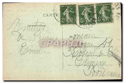Lourdes — Bazylika i duży Jerom (wys. 1000m) — Pyrenées, n°74 — Rewers