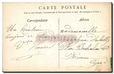 Lourdes — Dom ojczysty Bernadette Soubirous — Éd. F. V. — Rewers